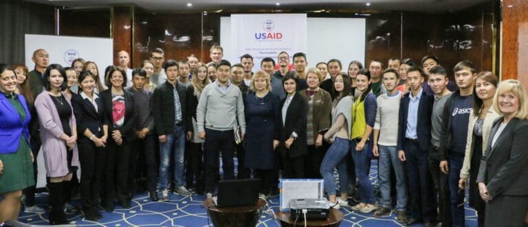 Group photo of a Silk Road Heritage Guide training