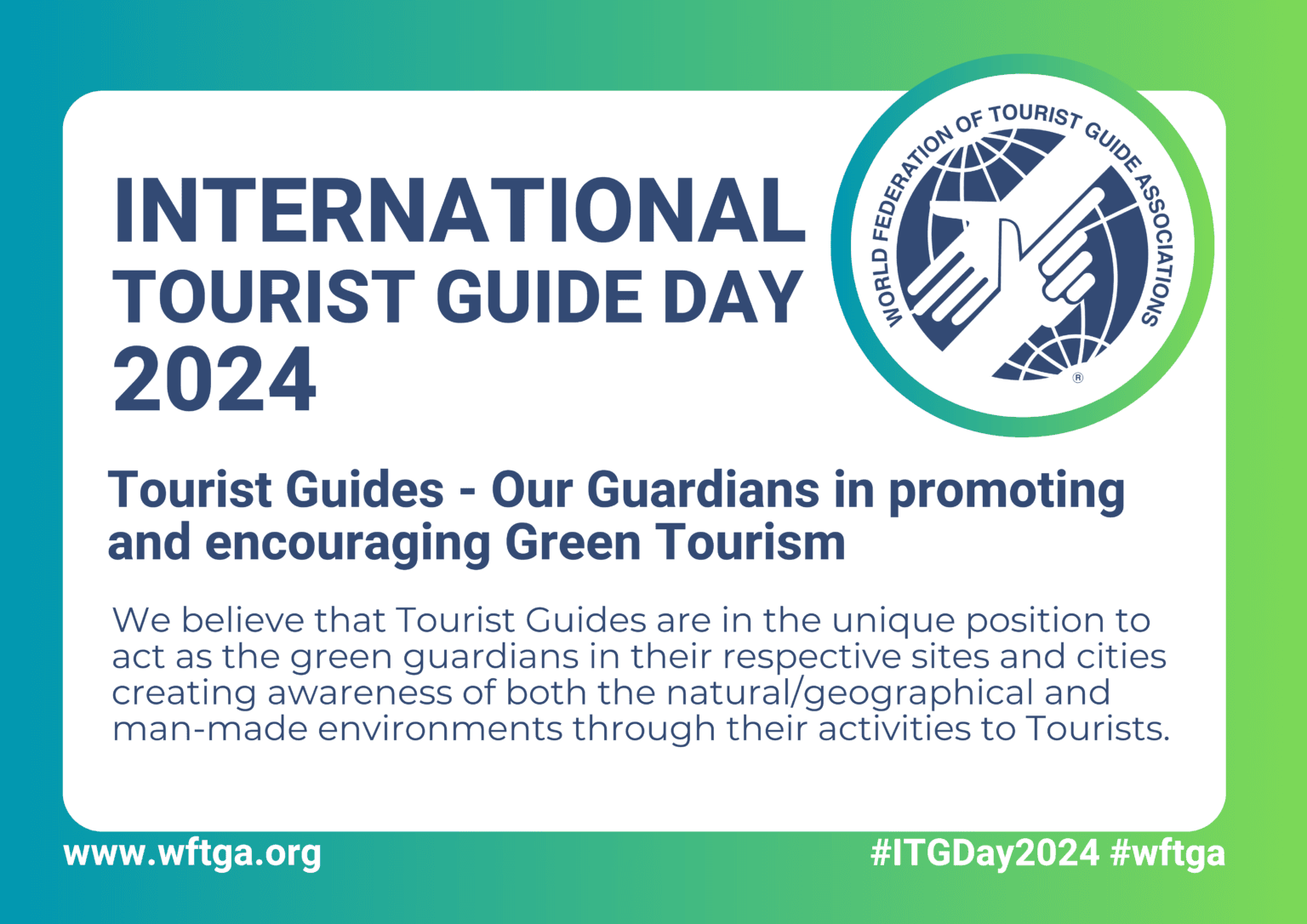 International Tourist Guide Day 2024 - WFTGA